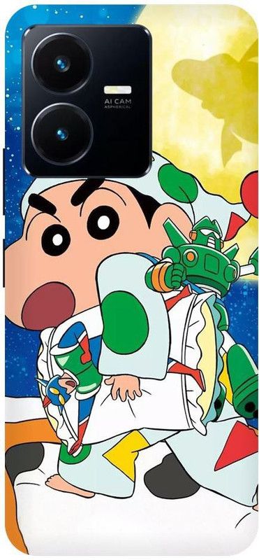 URCHIN Back Cover for Vivo Y22S Shinchan-Cute-Cartoon-Anime-Shinchan-cover-415316  (Multicolor, Shock Proof, Pack of: 1)