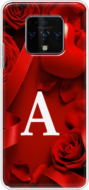 Appcityprint Back Cover for Tecno Camon 16 Premier  (Red, Grip Case, Silicon, Pack of: 1)