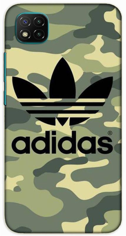 iprinto Back Cover for Poco C3 Adidas Army Back Cover  (Black, Hard Case, Pack of: 1)