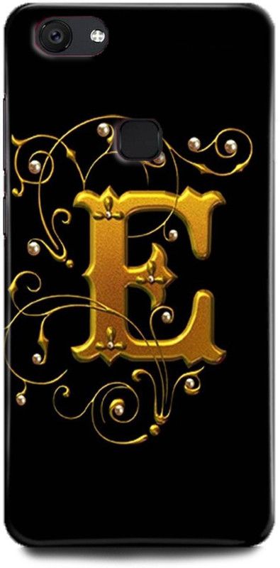 INTELLIZE Back Cover for Vivo V7/1718 E letter,Printed  (Multicolor, Shock Proof, Pack of: 1)