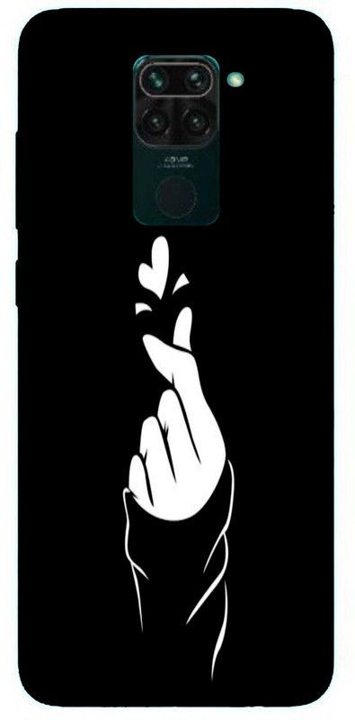PrintCorner Back Cover for Mi Redmi Note 9  (Blue, Grip Case, Silicon, Pack of: 1)