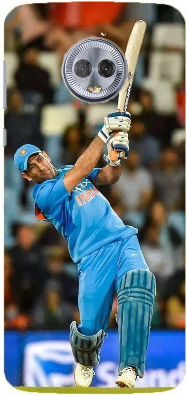 NDCOM Back Cover for Motorola Moto G6 Plus MS Dhoni Maahi Printed  (Multicolor, Hard Case, Pack of: 1)