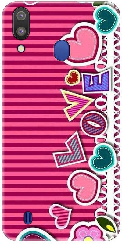 Smutty Back Cover for Samsung Galaxy M10, SM-M105F - Love Print  (Multicolor, Hard Case, Pack of: 1)