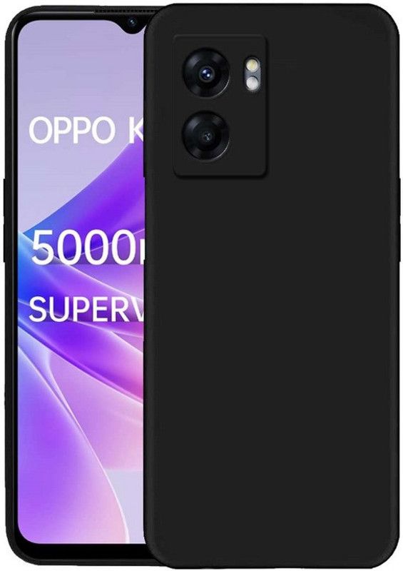 S-Hardline Back Cover for Oppo K10 5G  (Black)