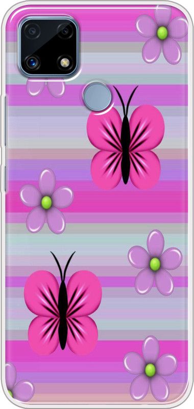 Tokito Back Cover for Realme C25 Back Case  (Multicolor, Grip Case, Silicon, Pack of: 1)