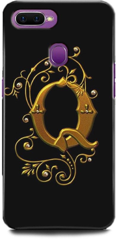 INTELLIZE Back Cover for Oppo A7/CPH1901 Q letter,Printed  (Multicolor, Shock Proof, Pack of: 1)