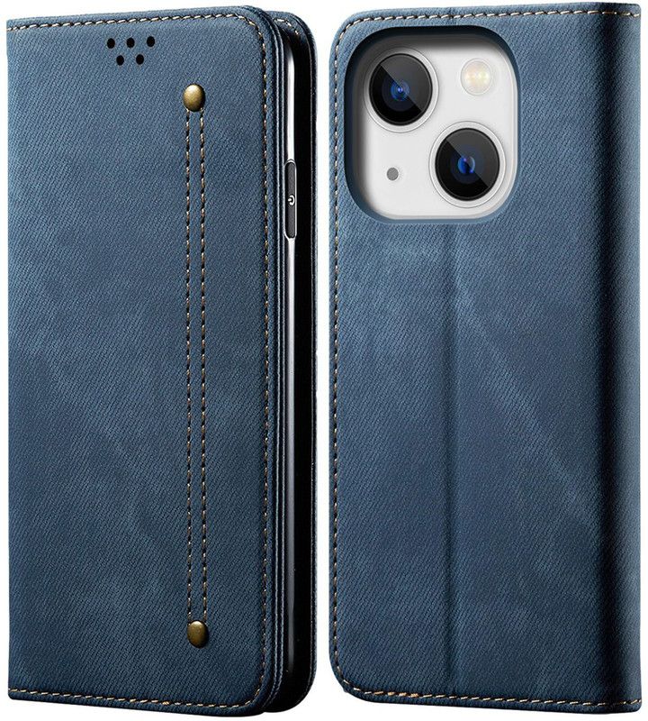 Bepak Flip Cover for Apple iPhone 14+ / iPhone 14 PLUS  (Blue, Magnetic Case, Pack of: 1)