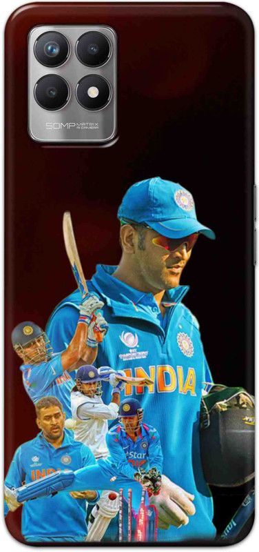 NDCOM Back Cover for Realme Narzo 50 4G MS Dhoni Maahi Thala Printed  (Multicolor, Hard Case, Pack of: 1)