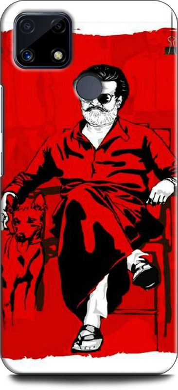INDICRAFT Back Cover for Realme C12, RMX2189 RAJINIKANTH, TAMIL ACTOR, STYLISH STAR, SOUTH STAR, SUPER STAR  (Multicolor, Shock Proof, Pack of: 1)
