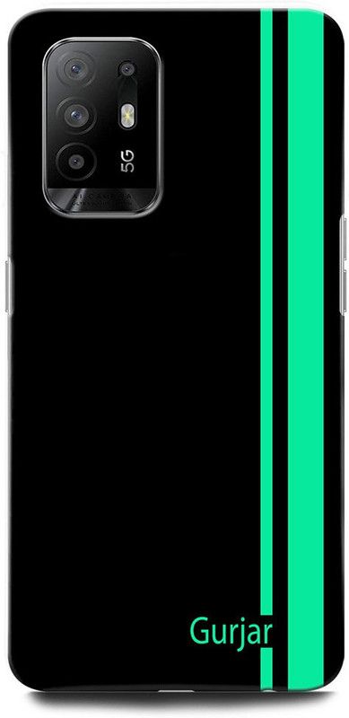 ORBIQE Back Cover for OPPO F19 Pro+ 5G CPH2213 GURJAR, GUJJAR, GREEN, BLACK  (Multicolor, Hard Case, Pack of: 1)