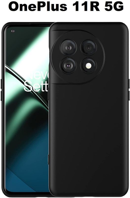 Aaralhub Back Cover for OnePlus 11R 5G, (CH)  (Black, Shock Proof, Silicon, Pack of: 1)