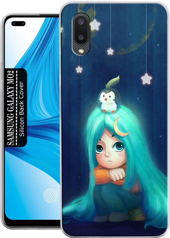 Smart Fly Back Cover for Samsung Galaxy M02  (Multicolor, Grip Case, Silicon, Pack of: 1)