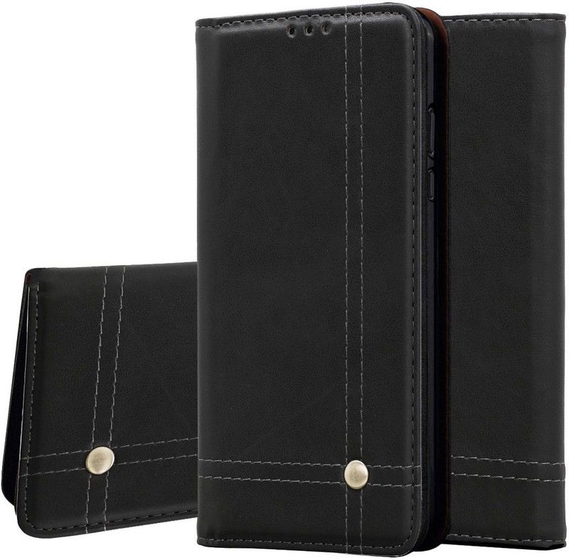 DOB Flip Cover for Realme X2 Pro  (Black, Grip Case, Pack of: 1)