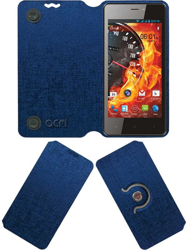 ACM Flip Cover for Reach Sense 450  (Blue, Cases with Holder, Pack of: 1)