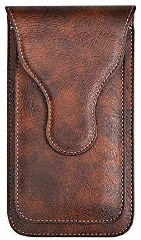 Elica Pouch for Honor 9X  (Brown, Magnetic Case, Pack of: 1)