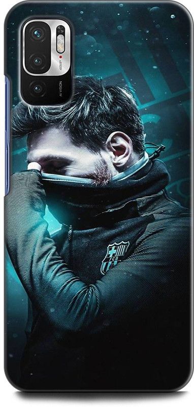 Wall Art Back Cover for REDMI Note 10T 5G MESSI JERSEY, BARCELONA, FOOTBALL, MESSI, JERSEY, FOOTBALL  (Multicolor, Dual Protection, Pack of: 1)