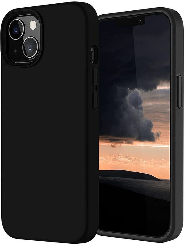 Apurb store Back Cover for Apple iPhone 13 Mini  (Black, Shock Proof, Pack of: 1)