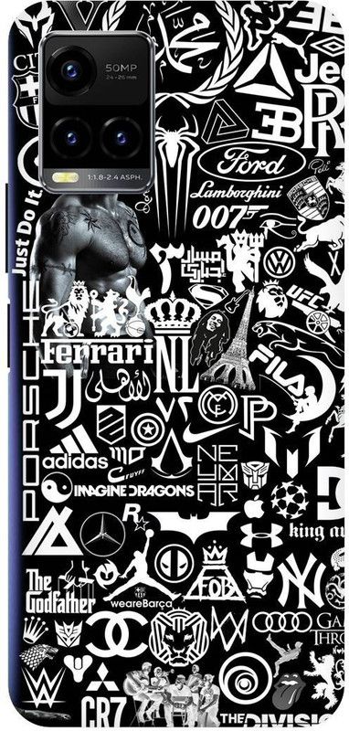 PICHKU Back Cover for VIVO Y21T-V2135-MANDALA,ART,PATTERN,RANGOLI,I,PHONE,APP-LE,CARTOON,TEDDY  (Grey, Hard Case, Pack of: 1)