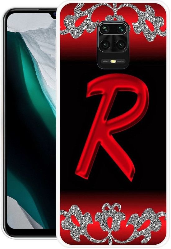 BLUEZAP Back Cover for Redmi Note 9 Pro, Redmi Note 9 Pro Max  (Black, Red, Grip Case, Silicon, Pack of: 1)