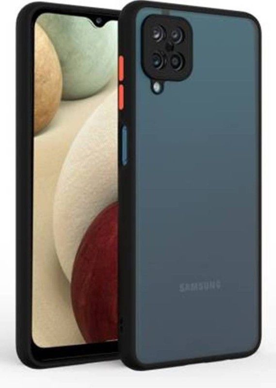 CHATURVEDH Back Cover for Samsung Galaxy M12  (Black, Pack of: 1)
