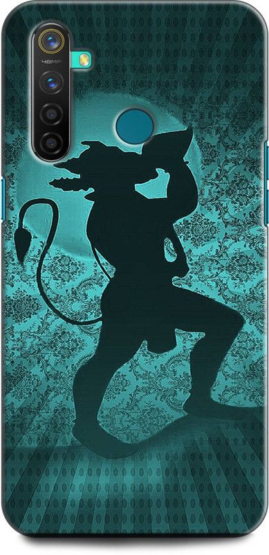 INDICRAFT Back Cover for Realme Narzo 10, RMX2040 HANUMAN JI, LORD HANUMAN, GOD, BAJRANGBALI  (Multicolor, Shock Proof, Pack of: 1)