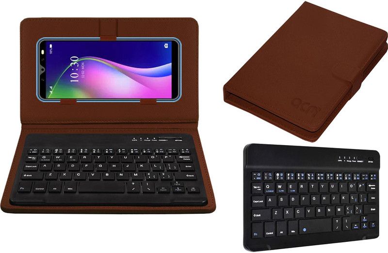 ACM Keyboard Case for Ikall Z8 Star  (Brown, Cases with Holder, Pack of: 1)
