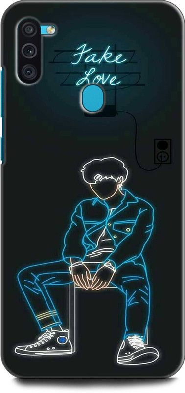 Afterglow Back Cover for SAMSUNG Galaxy M11 BOY, BAD BOY, FACK LOVE,  (Multicolor, Shock Proof, Pack of: 1)