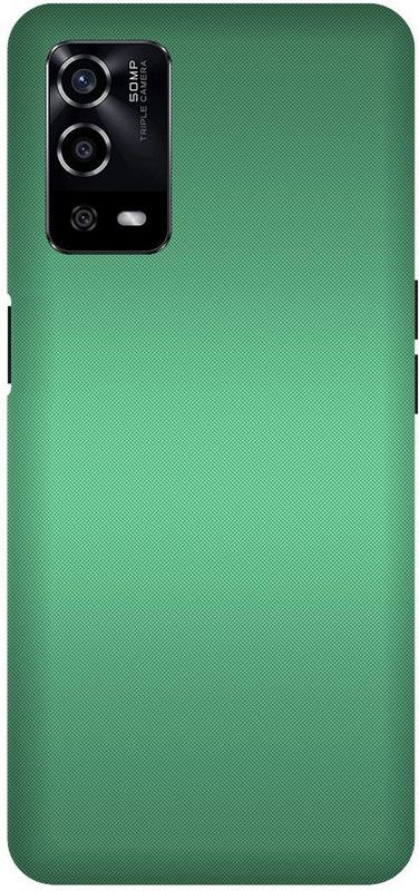 UMPRINT Back Cover for Oppo A55/CPH2325, Green Iphone Apple Printed Back Cover  (Multicolor, Hard Case, Pack of: 1)