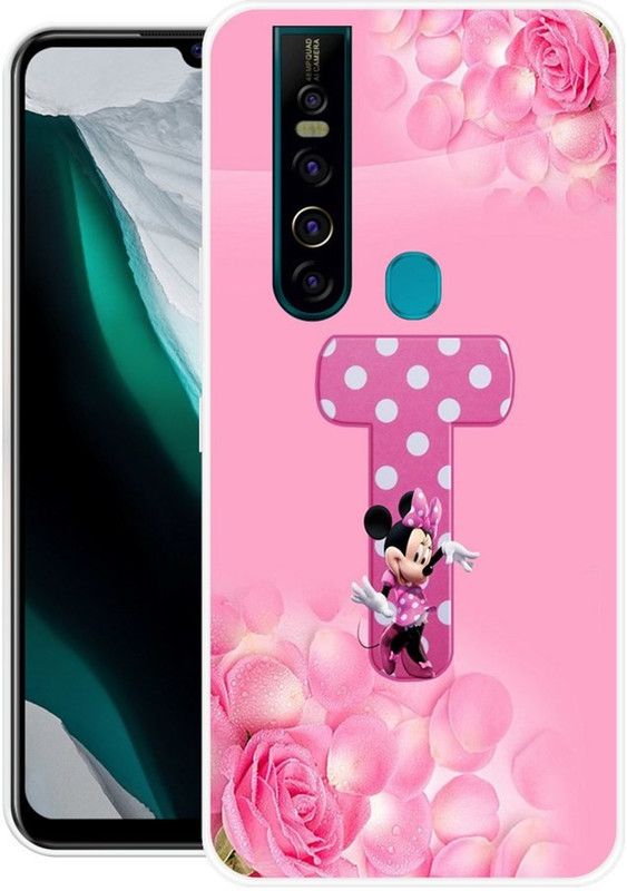 BLUEZAP Back Cover for Tecno Camon 15 Pro  (Pink, Grip Case, Silicon, Pack of: 1)