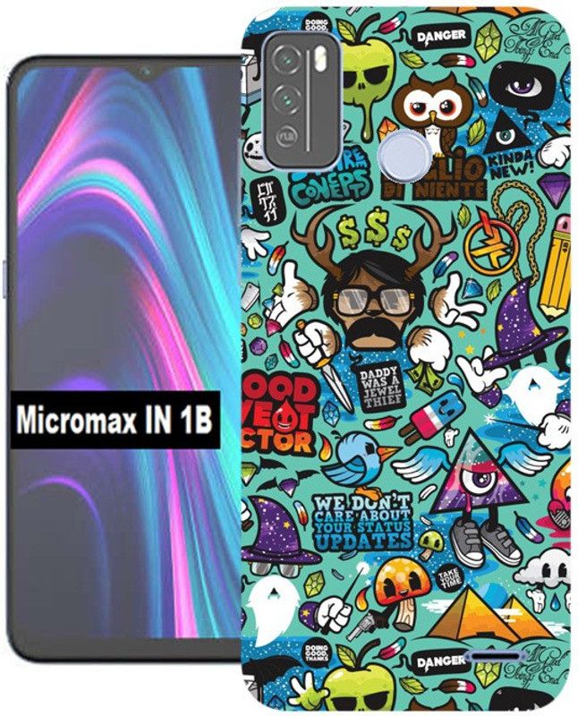 SillyStore Back Cover for Micromax IN 1B  (Multicolor, Dual Protection, Silicon, Pack of: 1)