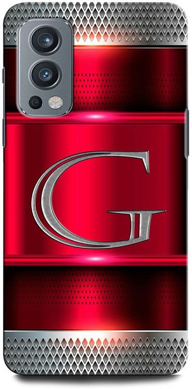 INTELLIZE Back Cover for ONE Plus NORD 2  (Red, Silver, Hard Case, Pack of: 1)