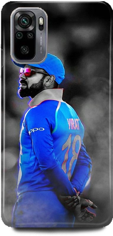 Ignite Back Cover for REDMI Note 10, VIRAT KOHLI CRICKET INDIAN ROYAL CHALLENGERS BANGLORE PLAYER SPORTS  (Multicolor, Hard Case, Pack of: 1)
