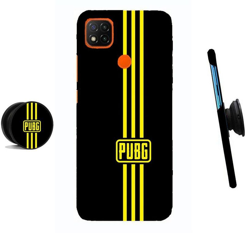 HELLO CASE Back Cover for Redmi 9, Redmi 9 Activ, Poco C31, Redmi 9C,  (Black, Yellow)