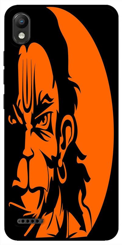 REALKING Back Cover for Infinix Smart 2  (Orange, Black, Grip Case, Silicon, Pack of: 1)