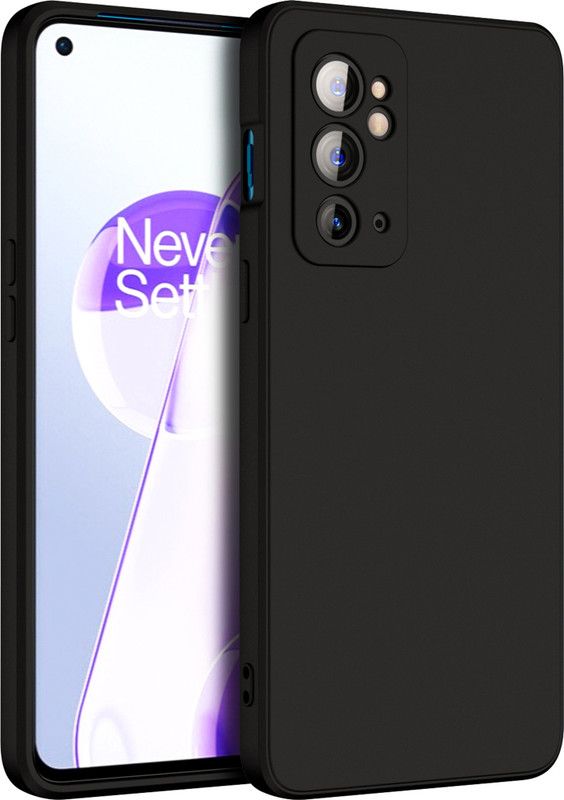 Kapa Back Cover for OnePlus 9RT  (Black, Shock Proof, Pack of: 1)