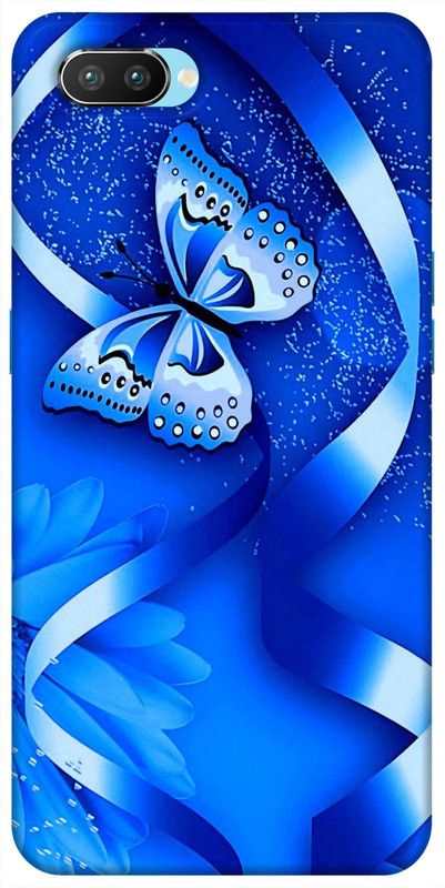 REALKING Back Cover for Realme C1  (Blue, Grip Case, Silicon, Pack of: 1)