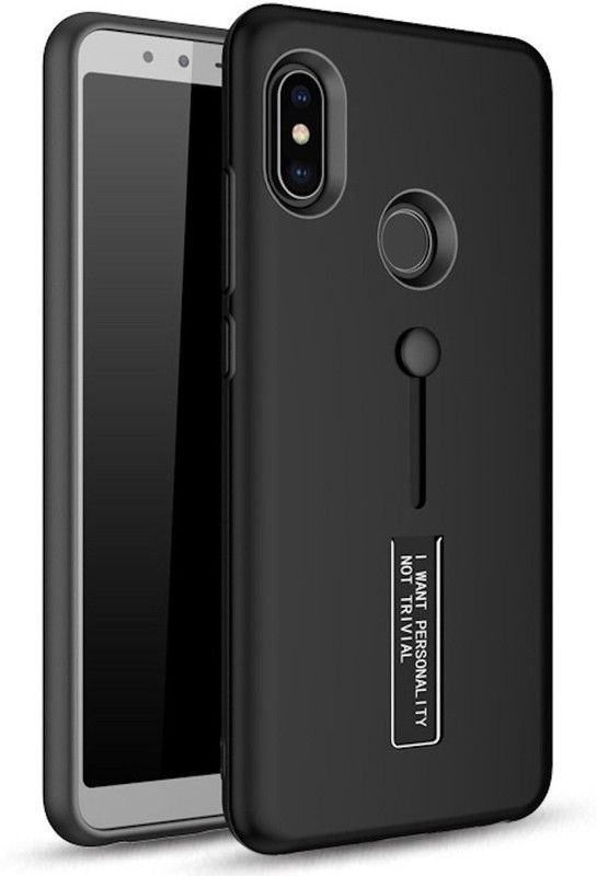 sadgatih Back Cover for Xiaomi Mi Redmi Note 7Pro (Matte Black)  (Multicolor, Dual Protection, Silicon, Pack of: 1)