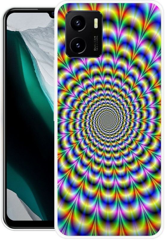 Sswastik Back Cover for Vivo Y15s  (Multicolor, Grip Case, Silicon)