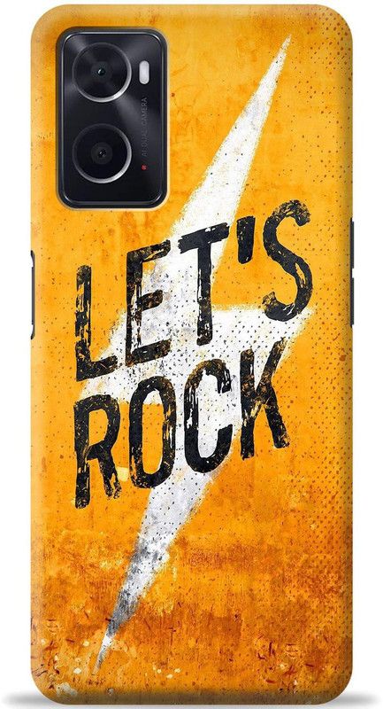 Dreamer Back Cover for Oppo A76  (Yellow, Matte Finish, Pack of: 1)