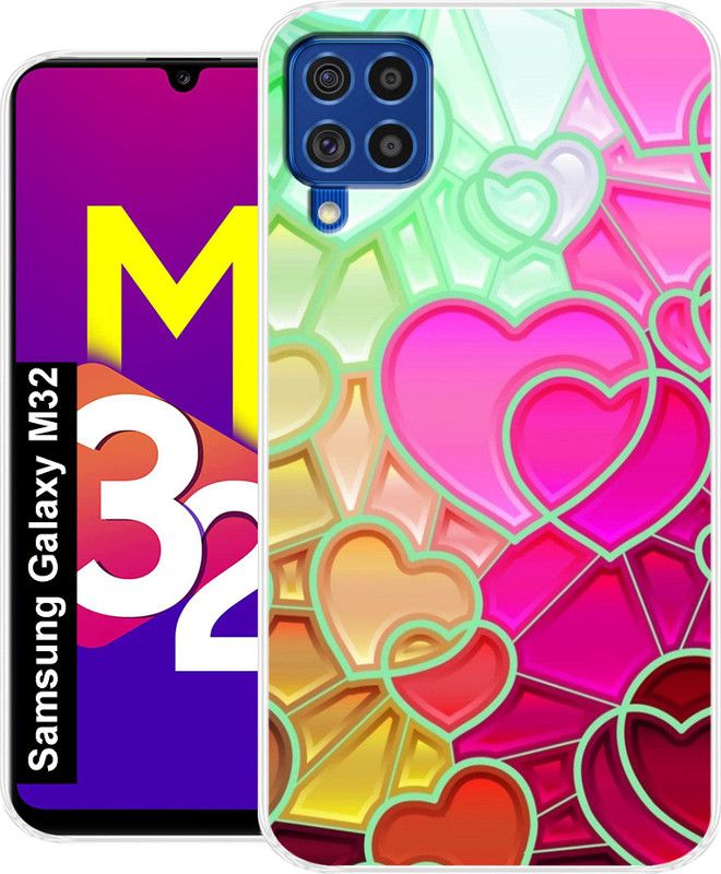 Cooltrend Back Cover for Samsung Galaxy M32  (Multicolor, Grip Case, Silicon, Pack of: 1)