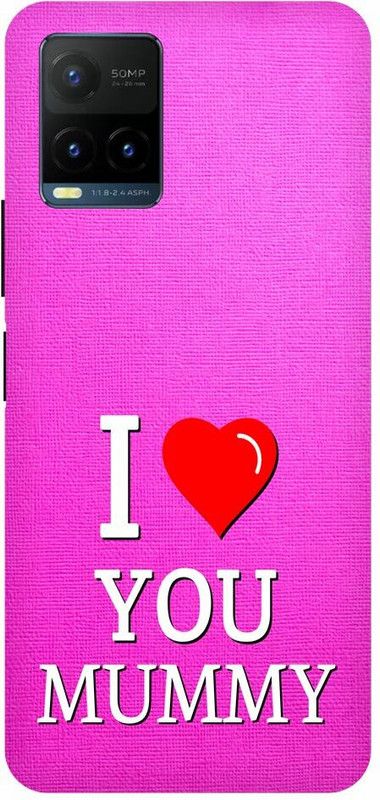 Zaplab Back Cover for Zaplab Back Cover for vivo T1X, V2143, I Love You Mummy  (Multicolor, Shock Proof, Pack of: 1)