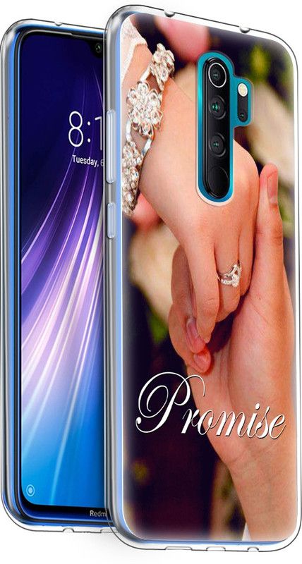 Nainz Back Cover for Mi Redmi Note 8 Pro  (Multicolor, Grip Case, Silicon)