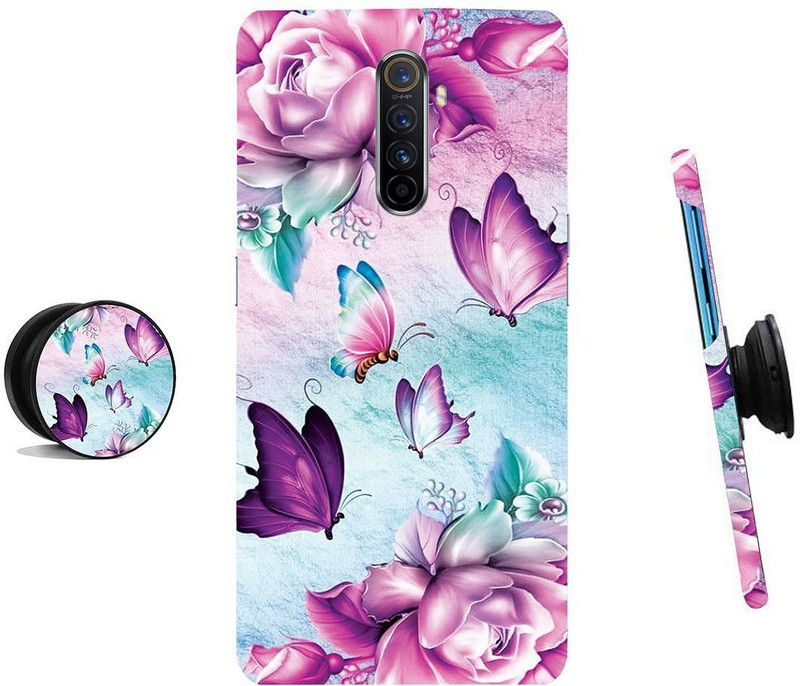 MY SWAG Back Cover for Realme X2 Pro  (Blue, Purple, Cases with Holder)