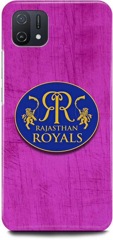 FRONK Back Cover for OPPO A16k, CPH2349, RAJASTHAN, ROYALS, IPL, TEAM, LOGO  (Pink, Hard Case, Pack of: 1)