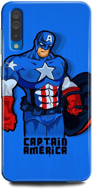 FIKORA Back Cover for Samsung Galaxy A50s/SM-A507FZLVINS CAPTAIN AMERICA PRINTED  (Multicolor, Hard Case, Pack of: 1)