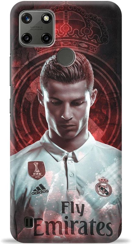 Loffar Back Cover for Realme C25_Y  (Red, Shock Proof, Pack of: 1)