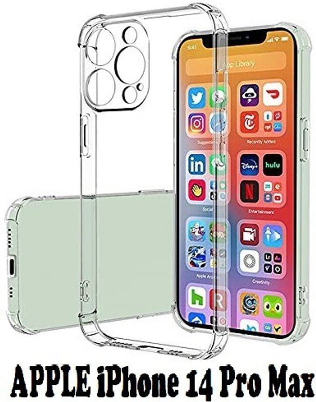 welldesign Bumper Case for APPLE iPhone 14 Pro Max, iPhone 14 Pro Max  (Transparent, Shock Proof, Silicon, Pack of: 1)