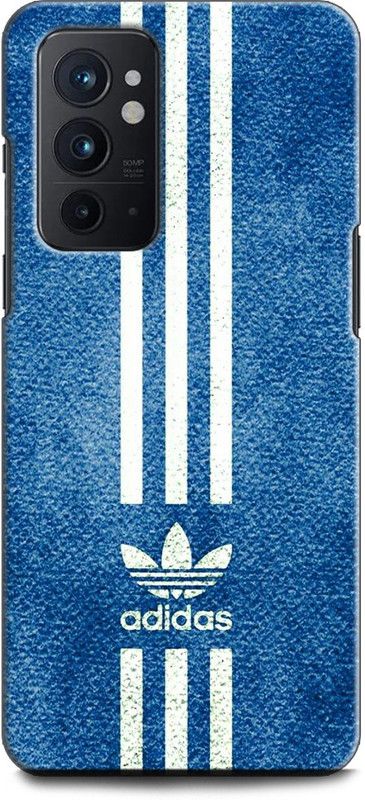 INDICRAFT Back Cover for OnePlus 9RT 5G ADIDAS, JEANS, BLUE LOGO  (Multicolor, Shock Proof, Pack of: 1)