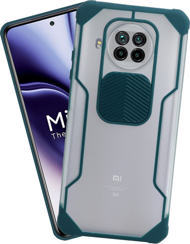 VAKIBO Back Cover for Mi 10i 5G  (Green, Grip Case, Pack of: 1)