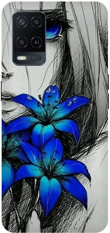 Bluvver Back Cover for Oppo A54, CPH2239, Printed Cool Girl Back Cover  (Multicolor, Hard Case, Pack of: 1)